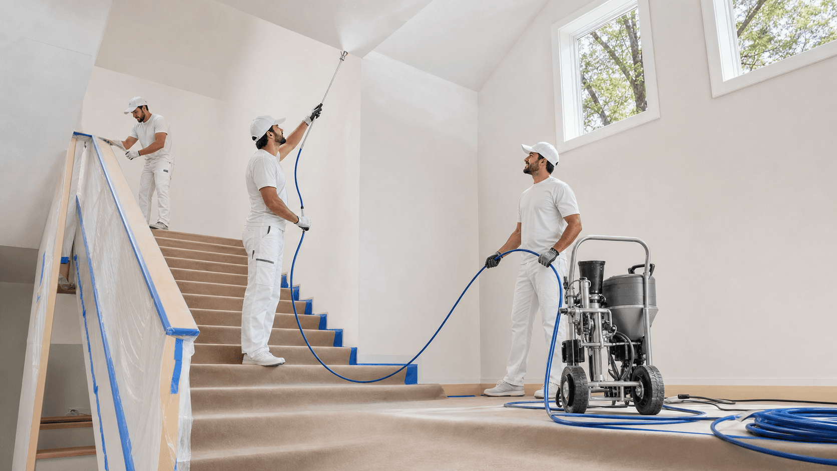 When Electric Airless Paint Sprayers Solve Tricky Jobsite Problems